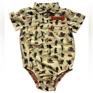 Magellan Outdoors Infant Laguna Madre Halloween trick-or-treat Romper 6-9M New